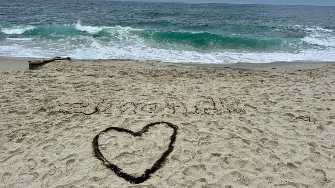 Beach Heart with Zenatude Large