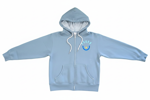 Zenatude Misty Blue Hoodie - Front